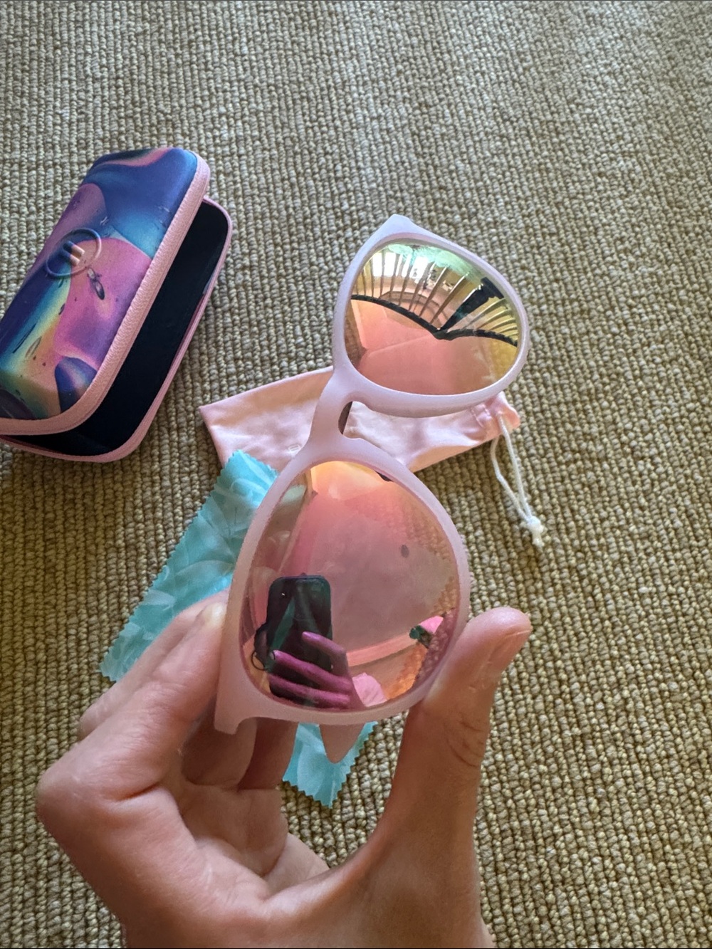 Blenders Guava Pink Sunglasses